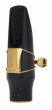 BRANCHER L-SERIE EBONITE Saksofon altowy - ustnik ebonit /ligatura METAL GOLD/