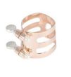 WOODSTONE/ISHIMORI Ligatura Klarnet B SOLID SILVER / PINK GOLD