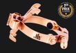 JLV LIGATURE /ustnik ebonit/ Sax alt PINK GOLD /Set/